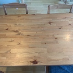 【値下げ】ダイニングテーブル・チェアセット (dining table set)の画像