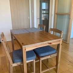 【値下げ】ダイニングテーブル・チェアセット (dining ta...