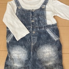 ロンパース　80 サロペット　ポロ　コムサの画像