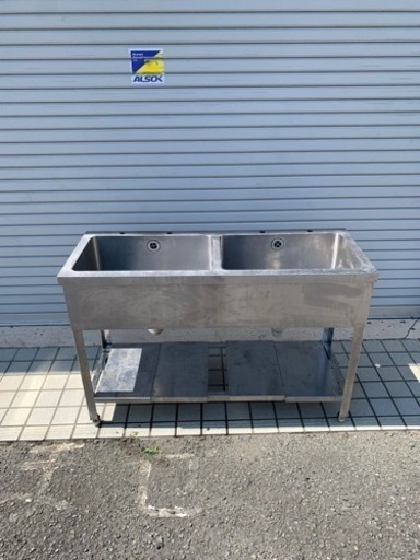 20 業務用ステンレスシンク 幅1200 現状品