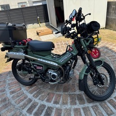 ピカピカのハンターカブの画像