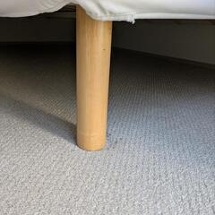 無印良品　足つきマットレス　セミダブル差し上げます。の画像