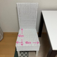 【直接取引】ニトリ　ダイニングテーブルと椅子の画像