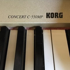 （取引終了
）電子ピアノ KORG MC-550MP の画像