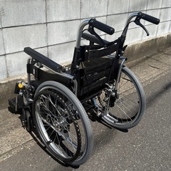 MIKI 自走式車椅子 折り畳み可 介護用品の画像