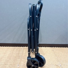 【新品未使用】アウトドアワゴン 耐荷重100kg 容量100L キャリーワゴン 黒 コンパクトの画像