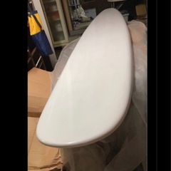 未使用　長期保管品 格安サーフボード　ロング　カラーはホワイトの画像