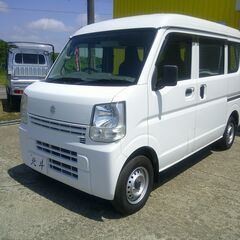 H27年エブリィバン　PA　４WD　AT  AC　社外ナビ　フル...
