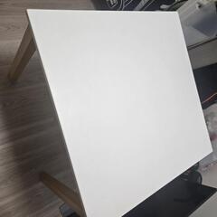 ニトリ　ダイニングテーブル(テッサSK 70 NA/WH)の画像