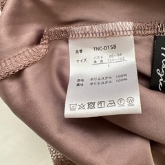 【一度のみ使用】ピンクレース花刺繍ワンピースの画像
