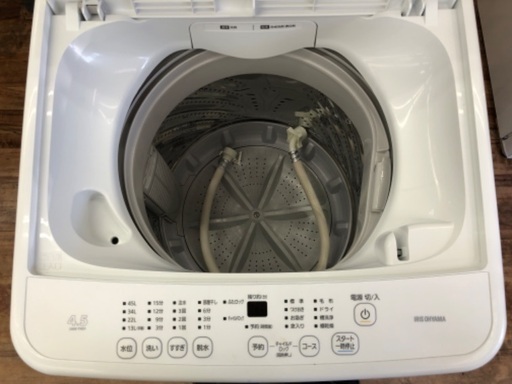 アイリスオーヤマ IRIS OHYAMA 4.5kg 全自動洗濯機 IAW-T451 2024年製