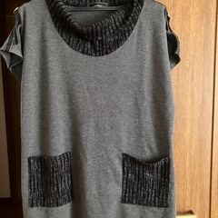 美品✨ステッチ入りグログランリボン使用のカットソー