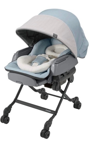 【引渡者決定済】 COMBI コンビ 電動ハイローチェア ホワイトレーベル ネムリラ AUTO SWING BEDi Long