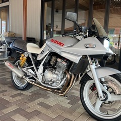 SUZUKI GSX250S 刀250 社外マフラー　フロントフォークOH済み　油脂類交換　バッテリー新品　ドライブチェーン新品　プラグ交換の画像