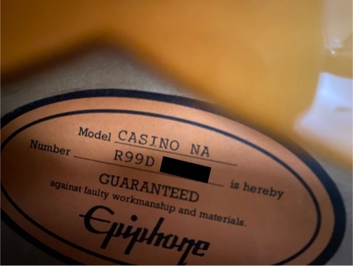 Epiphone Casino Peerless エピフォン カジノ ピアレス John Lennon Beatles Oasis