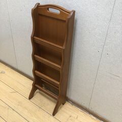 美品 karimoku カリモク スリッパラック 木製 ４段 ブラウン 1998年製 アンティーク　レトロ　 【糸島市内 送料無料】88192-1-②-020の画像