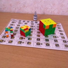 ルービックキューブを一緒に練習したいです！