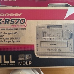 Pioneer CD/MDコンポ X-RS70の画像