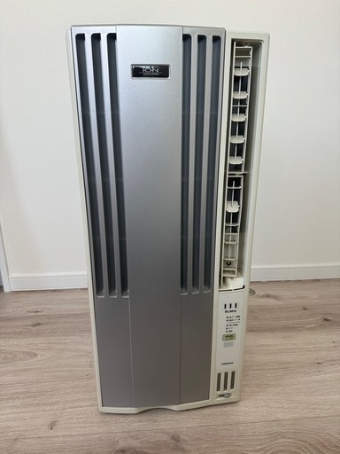 窓用エアコン　コロナルームエアコン　窓枠付き