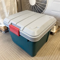 【新品同様‼️】在庫多数あり 定価2,290円♪ アイリスオーヤマ 28L収納ボックス RVBOX400 収納ケース キャンプ･アウトドア用品の画像