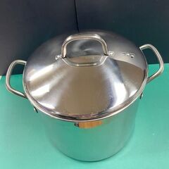 ステンレス製寸胴鍋・蓋付き