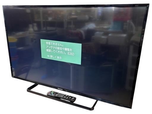 NO.2494【2017年製】Panasonic パナソニック 液晶テレビ TH-43E300 43V型 リモコン付き 家電 中古