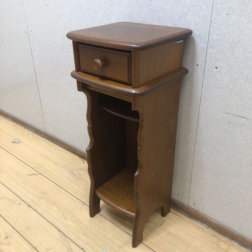 カリモク家具 コロニアル 花台 飾り台 サイドテーブル