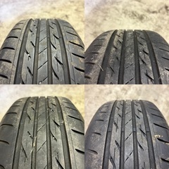 A-23 
タイヤ 中古 鉄 ホイール 付きBRIDCESTONE NEXTRY 195/65R14 の画像