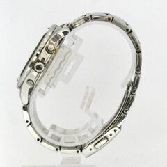 動作品 難あり SEIKO WIRED RADIO WAVE CONTROL SOLAR 7B52-0AS0 ソーラー電波時計 3針 デイト 弓カン欠品 クオーツ式腕時計 札幌市 清田区 平岡の画像