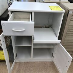 【ジャングルジャングル岩出店】【A711】レンジボード ハーフタイプ ホワイトレンジ台 キッチンラック れん 和歌山 岩出市 紀の川市 海南市の画像