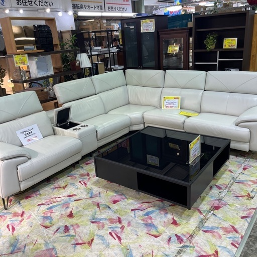 電動リクライニングコーナーソファ