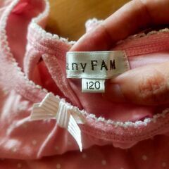 anyfam　Ｔシャツ　サイズ120の画像