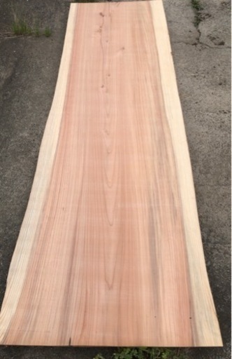 大特価 国産 無垢 一枚板 ダイニングテーブル等に 長さ221cm