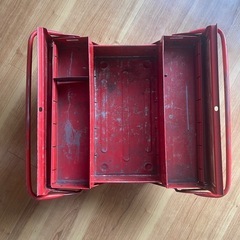 ビンテージ 工具箱の画像