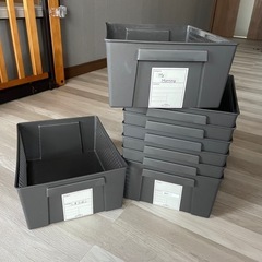 【購入者決定】収納ボックス　まとめ売り　8個の画像