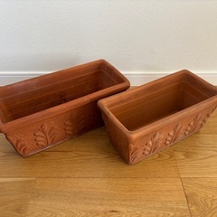陶器植木鉢セット