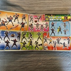 数年前の仮面ライダー　戦隊ヒーロー紹介　ブック（本）の画像