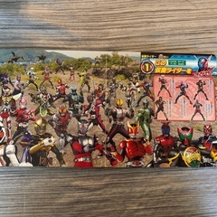 数年前の仮面ライダー　戦隊ヒーロー紹介　ブック（本）の画像