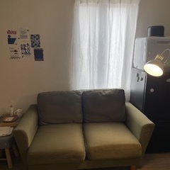 2掛けソファ　ほぼ全新　新規登録の画像