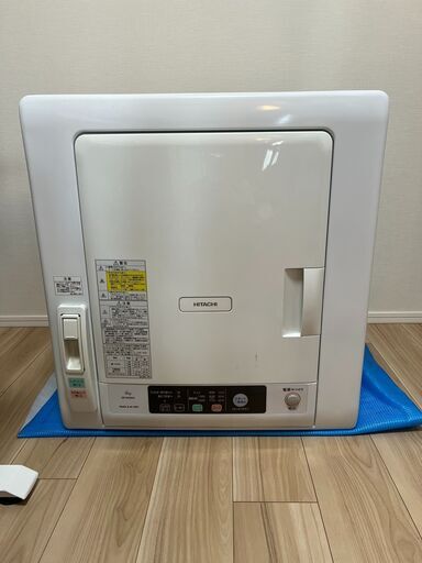 専用 HITACHI 電気式乾燥機 6キロ 専用台付 2023年10月購入