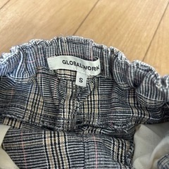 チェック柄長ズボン　サイズS (110cmくらい？)の画像
