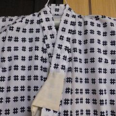 男児浴衣★注染★井桁★size１００の画像