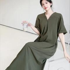 ラフ感ワンピ👗👒の画像