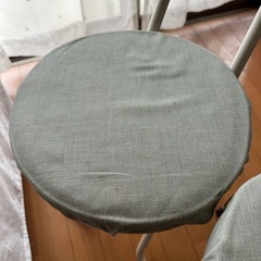 折りたたみイス二脚セットの画像