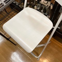 【リサイクル市場エコ伊川谷】 IKEA FRANKLIN フランクリン 白 74cm 折りたたみチェア【取りに来られる方限定】の画像