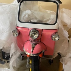 トゥクトゥク　フロントボディ　色はピンクです　店舗装飾　未使用品の画像