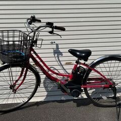 【返品保証付き】　No711　大型バッテリー電動アシスト自転車　...