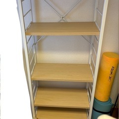 【ベルメゾン】設置スペースにあわせて選べるシンプルシェルフの画像