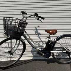 【返品保証付き】No714　大型バッテリー　電動アシスト自転車　...