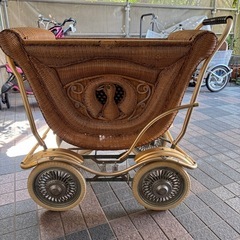 公式限定 福袋 - 公式通販オンラインショップ 乳母車桃太郎号アンティーク レトロラタン ベビーカー アンティーク雑貨